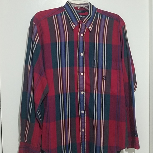 Nautica Other - Vintage Nautica Color Block Long Sleeve Button